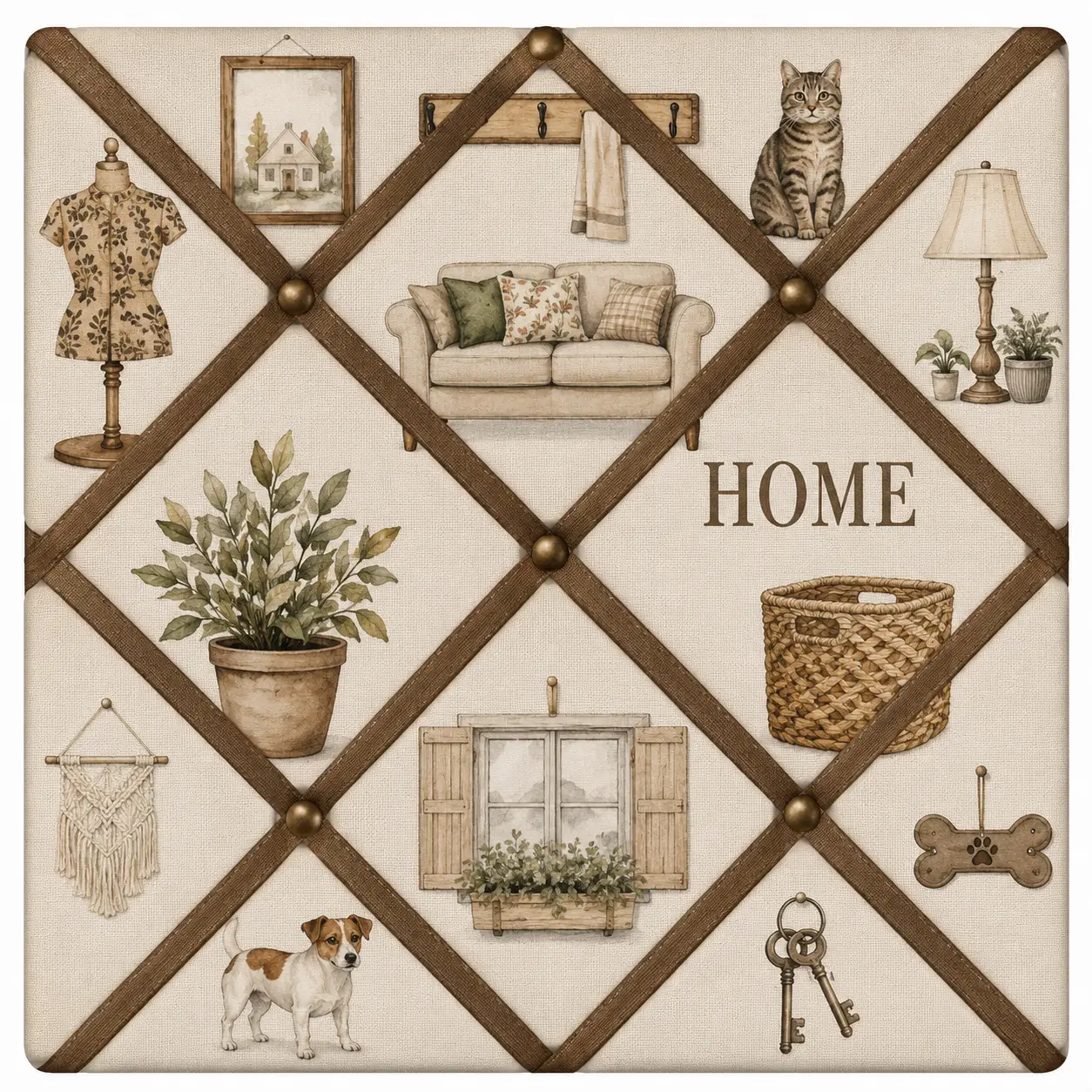 Home print memory board